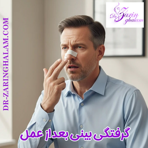 گرفتگی بینی بعد از عمل - دکتر زرین قلم