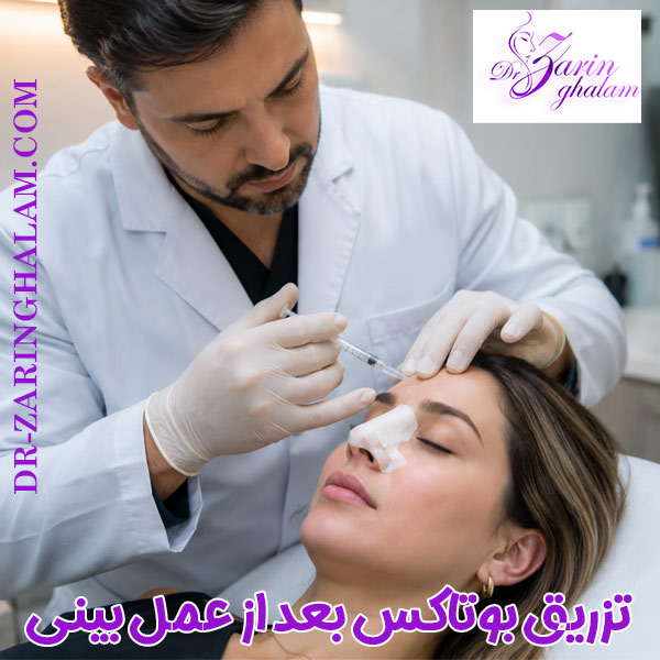 تزریق بوتاکس بعد از عمل بینی - دکتر زرین قلم